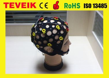 再使用可能な塩化銀の電極を搭載する高性能 20 の鉛 EEG の帽子