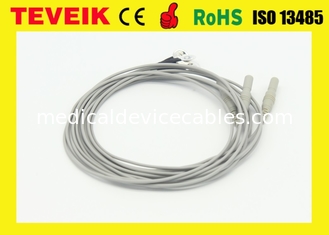 Neurofeedback DIN1.5のソケットEEGの医学ケーブル、銀製の銅板EEGの電極の工場価格