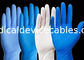 粗かった外科青いニトリルの使い捨て可能な手袋は自由に粉になる