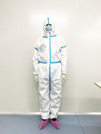 工場価格の医学等級非編まれたSMSの分離の防護衣のつなぎ服