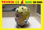 Neurofeedback黄色い統合された20の医学の製造者はEEG機械、耳クリップ錫の電極のためのEEGの帽子を導く